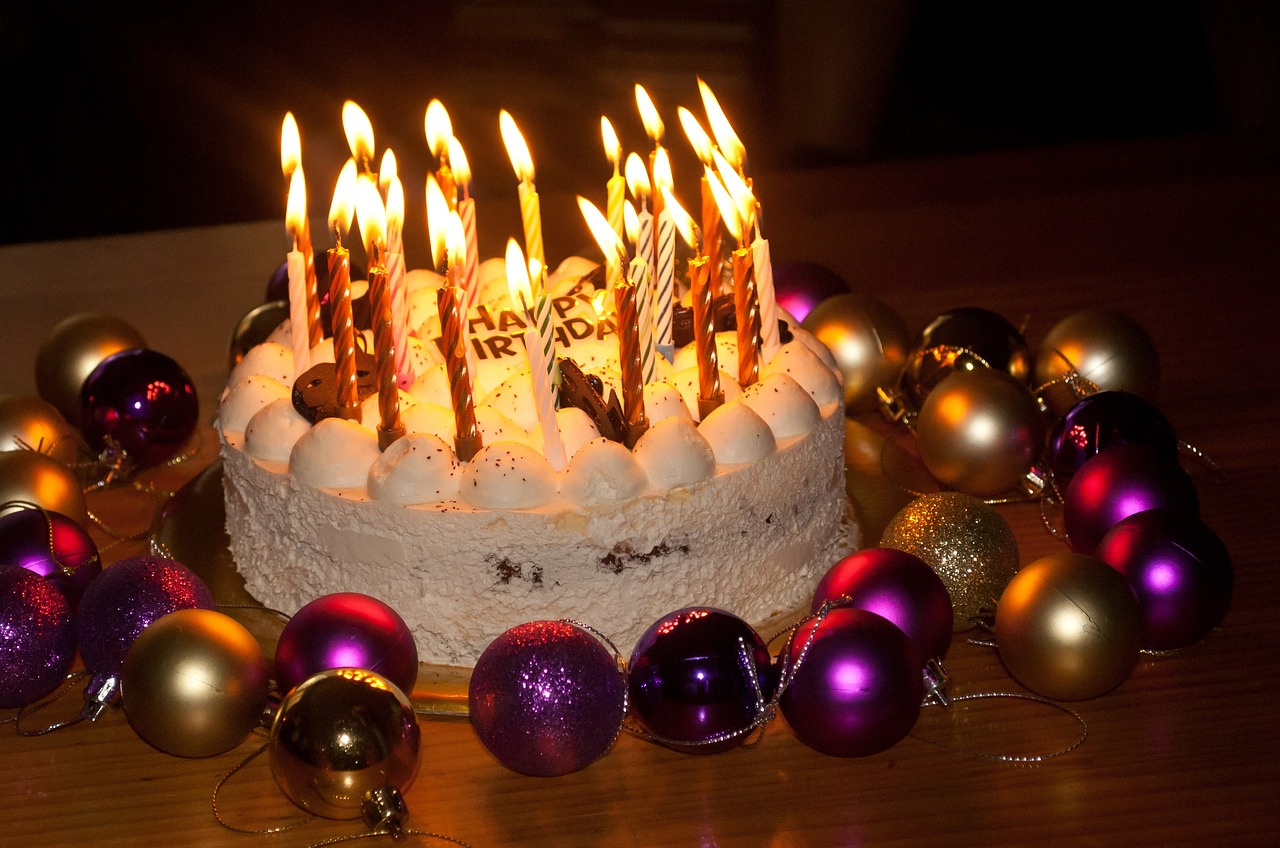 birthday cake, candles, cake-264605.jpg